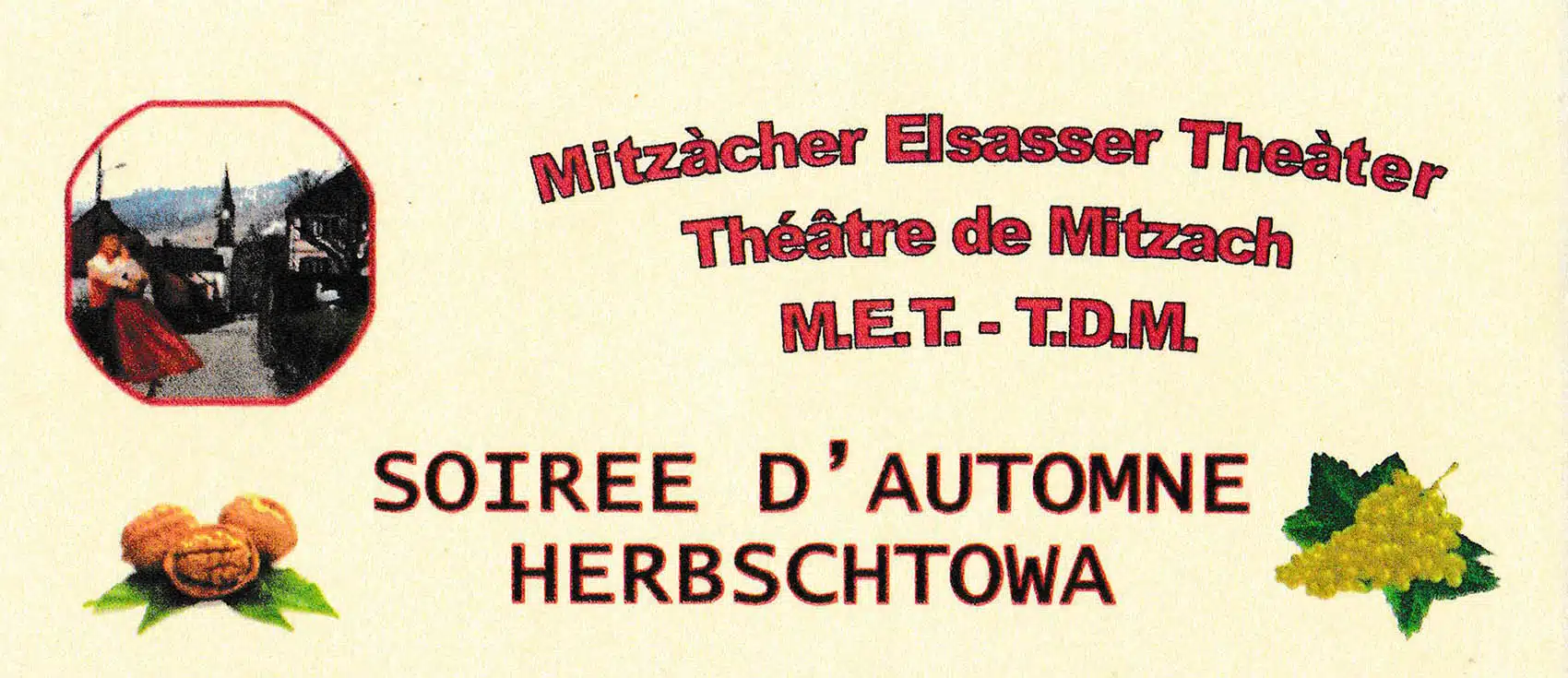 flyer affiche soirée automne mitzach